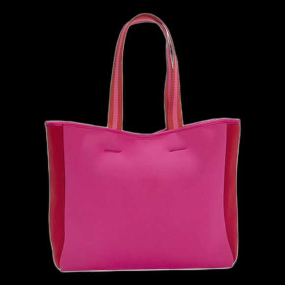 Summersalt Neoprene Beach Tote in Pink/Red - Picture 1 of 2
